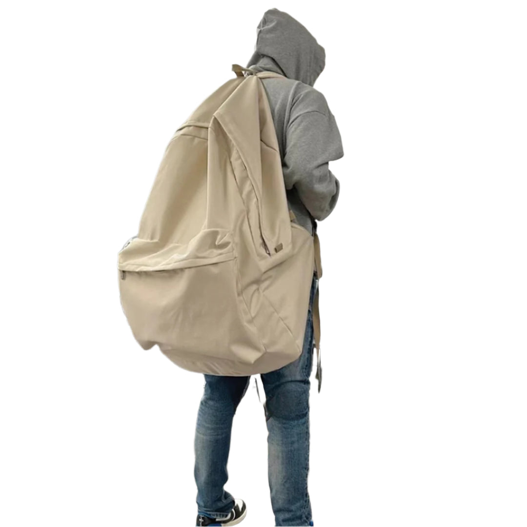 TrendAura Super Large Backpack - Oversized Nylon Polyester Design for Bold Utility and Streetwear Swagger