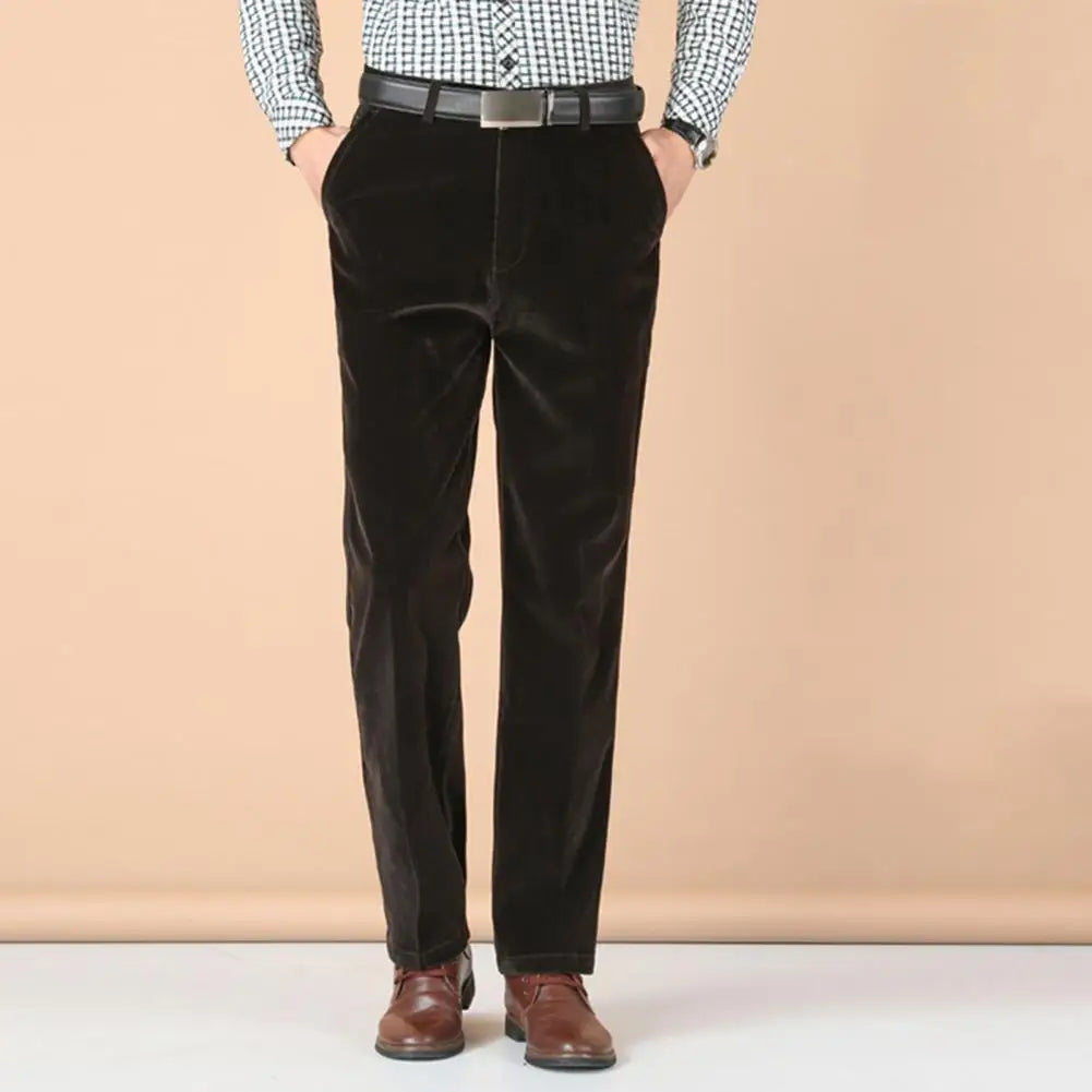 Brian Velvet Dress Pants For Men By TrendAura Luxurious Tailored Formal Trousers For Evening Events