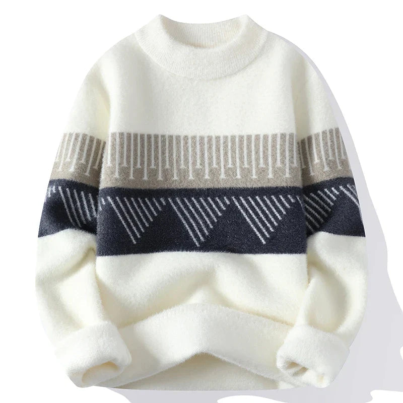 Jony Men's Luxury Pullover Sweater for Modern Gentlemen With Ultra Soft Comfort and All Day Warmth