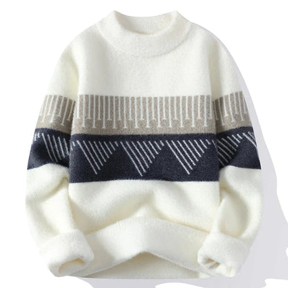 Jony Men's Luxury Pullover Sweater for Modern Gentlemen With Ultra Soft Comfort and All Day Warmth