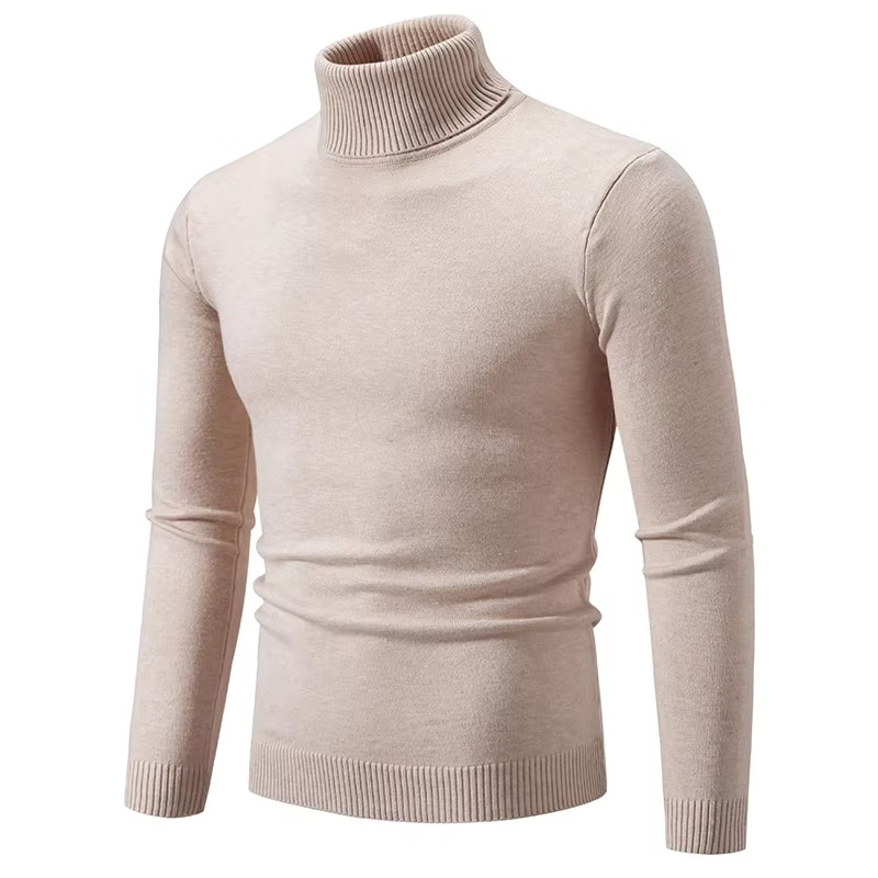 TrendAura Men's Thick Knit Winter Turtleneck Sweater Warm Slim Fit Pullover Casual Everyday