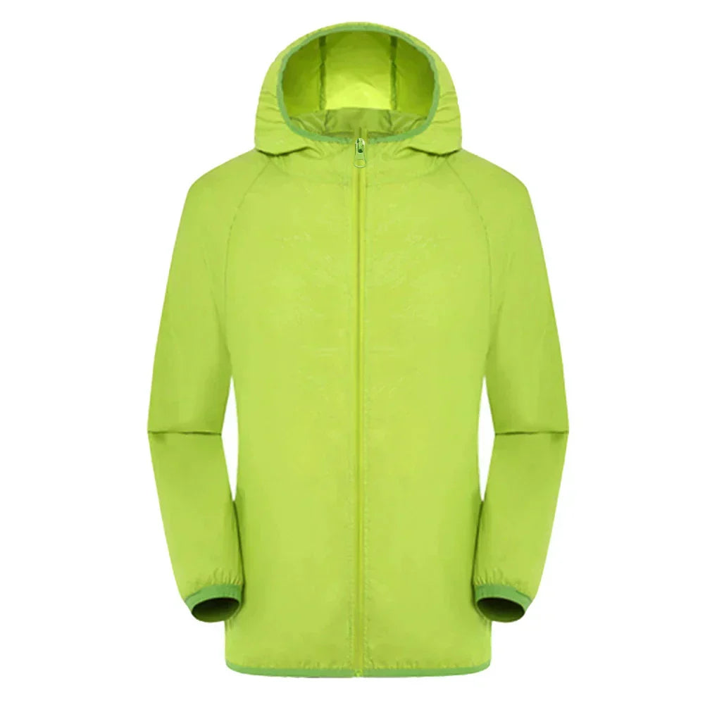 TrendAura Nordisk Flair Mens Waterproof Trench Coat Hooded Zipper Front Relaxed Fit Outerwear