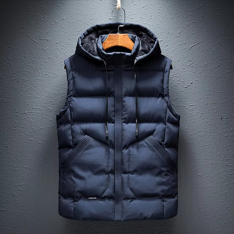 Unisex Personalized Thick Vest Customizable Warm Outerwear for All Seasons TrendAura Apparel