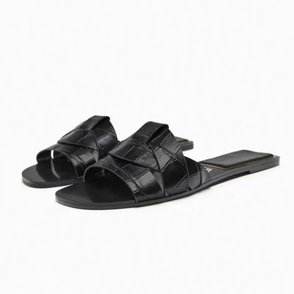 Women's Cushioned Slides with Arch Support and Slip-On Design