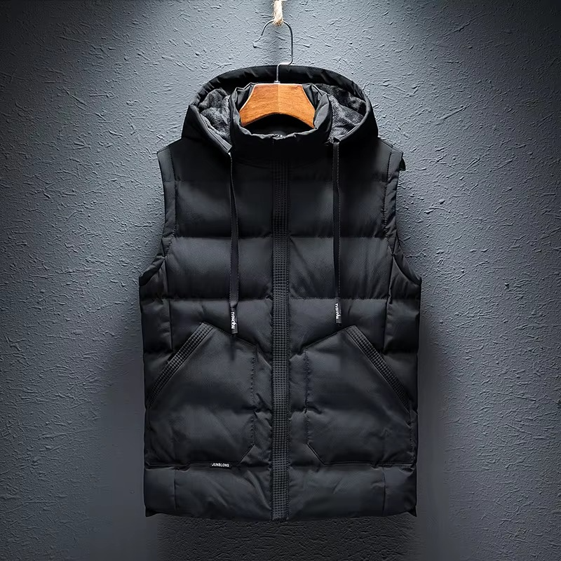 Unisex Personalized Thick Vest Customizable Warm Outerwear for All Seasons TrendAura Apparel