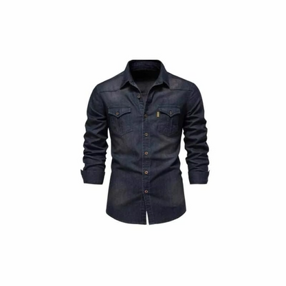 Men's Slim Fit Cotton Ice Sensation Long Sleeve Urban Shirt Breathable Moisture Wicking For City Life