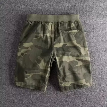 TrendAura Mens Loose Fit Camouflage Casual Sports Shorts Lightweight Breathable Comfort With Adjustable Drawstring Waist