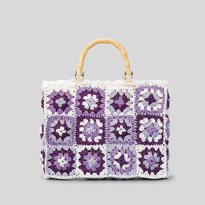 TrendAura Boho Mini Tote - Eco Conscious Recycled Materials For Rustic Yet Refined Style