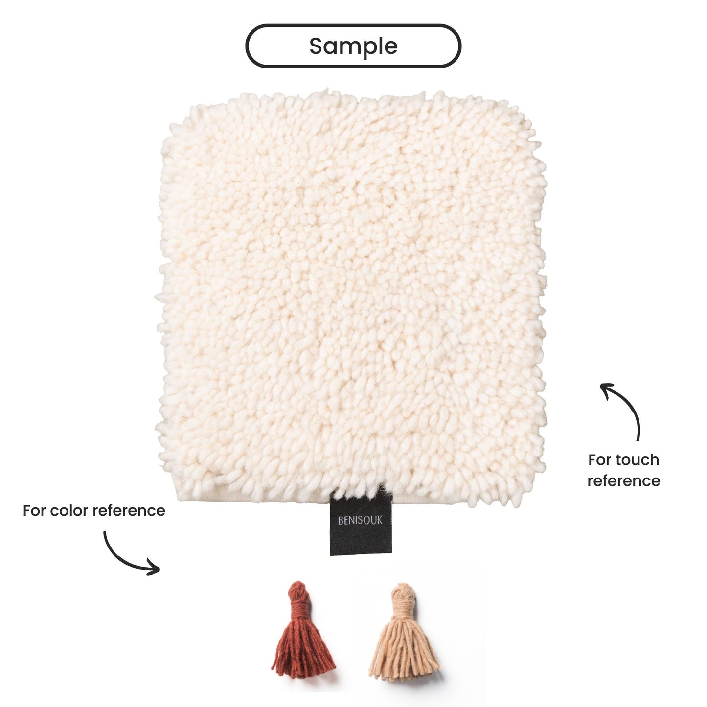 Sarah Round - Shag Moroccan rug