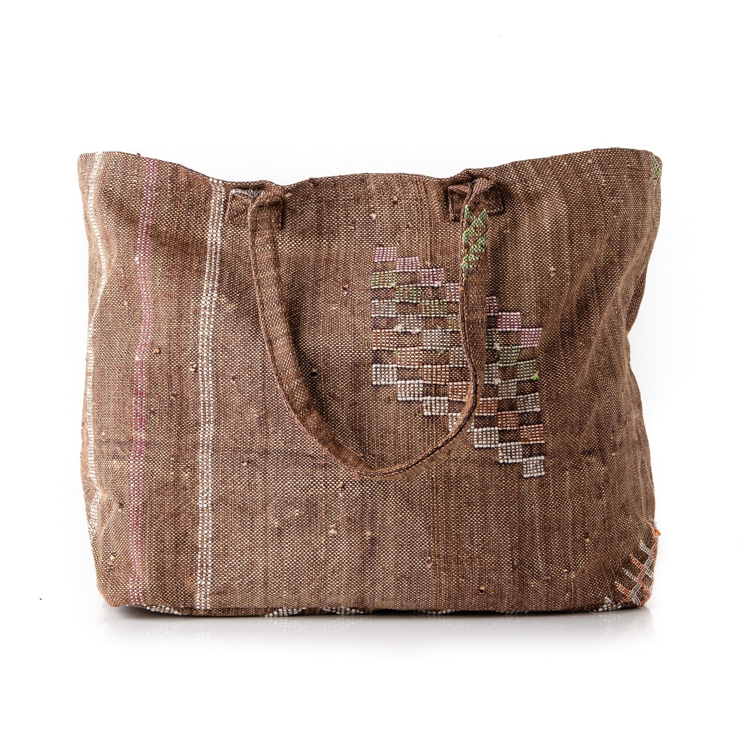 Hazel Brown - Tote Cactus Silk bag - TrendAura