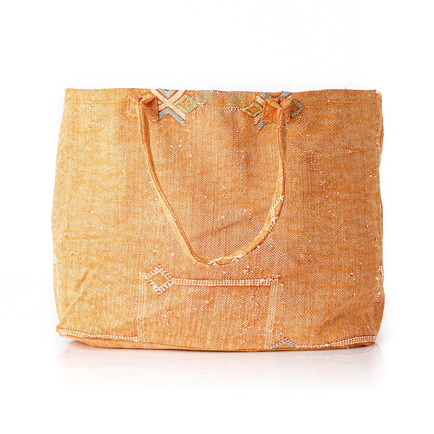 Sunset Orange - Tote Cactus Silk bag - TrendAura