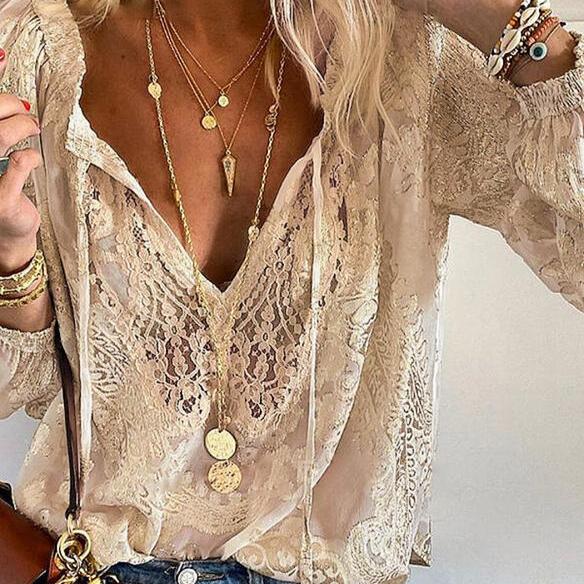 Adelina | Stylish Lace Blouse for Women
