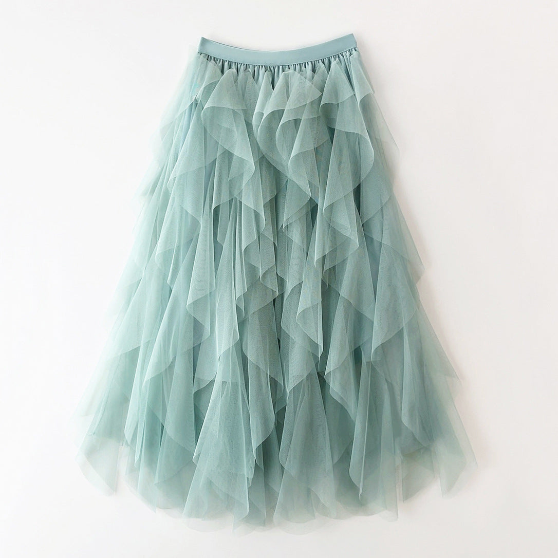 Ivonne Multi Layered Tulle Skirt For Women Stylish Versatile Piece For Festive And Romantic Occasions