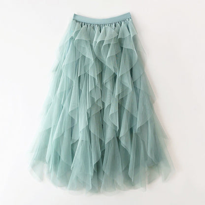 Ivonne Multi Layered Tulle Skirt For Women Stylish Versatile Piece For Festive And Romantic Occasions