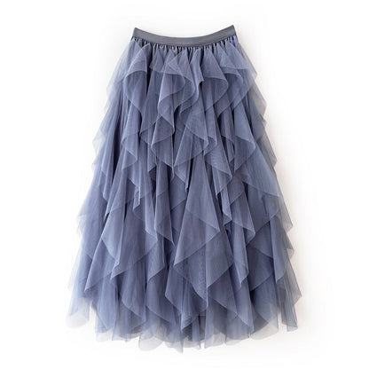 Ivonne Multi Layered Tulle Skirt For Women Stylish Versatile Piece For Festive And Romantic Occasions