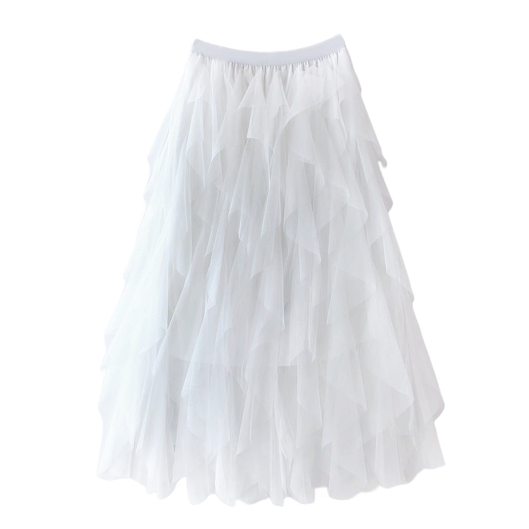 Ivonne Multi Layered Tulle Skirt For Women Stylish Versatile Piece For Festive And Romantic Occasions