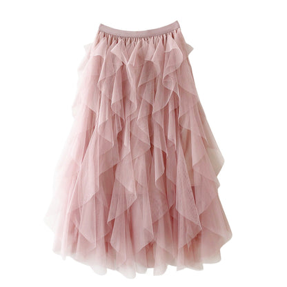 Ivonne Multi Layered Tulle Skirt For Women Stylish Versatile Piece For Festive And Romantic Occasions