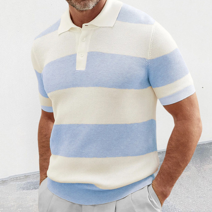 Lieke Summer Shirt For Men Comfortable Breathable Notched Collar Mesh Lightweight Design