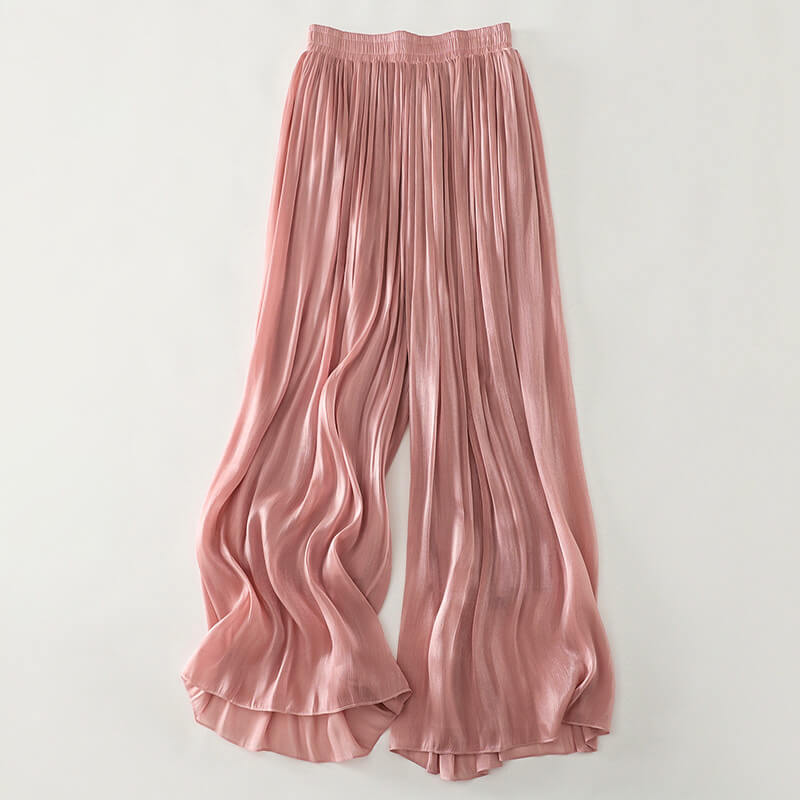 Elise Satin Pants Serena Fluid And Refined For Elegant Women Evening Wear Collection