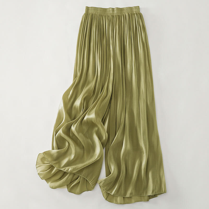 Elise Satin Pants Serena Fluid And Refined For Elegant Women Evening Wear Collection