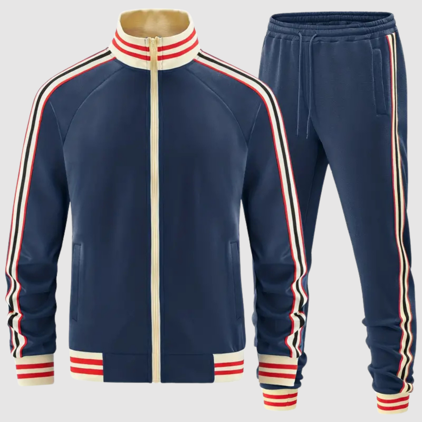 Fin | Striped Training Suit Men