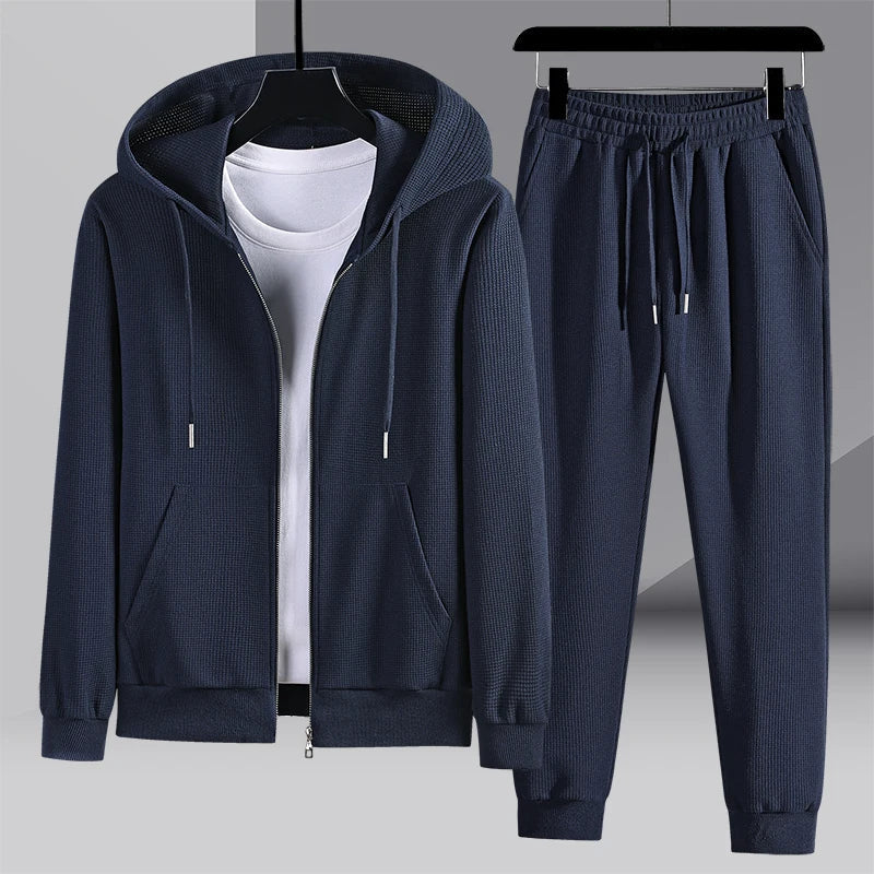 Luca Mens Knit Lounge Set For Men Ultimate Comfort And Timeless Style Perfect For Relaxed Homewear And Casual Moments