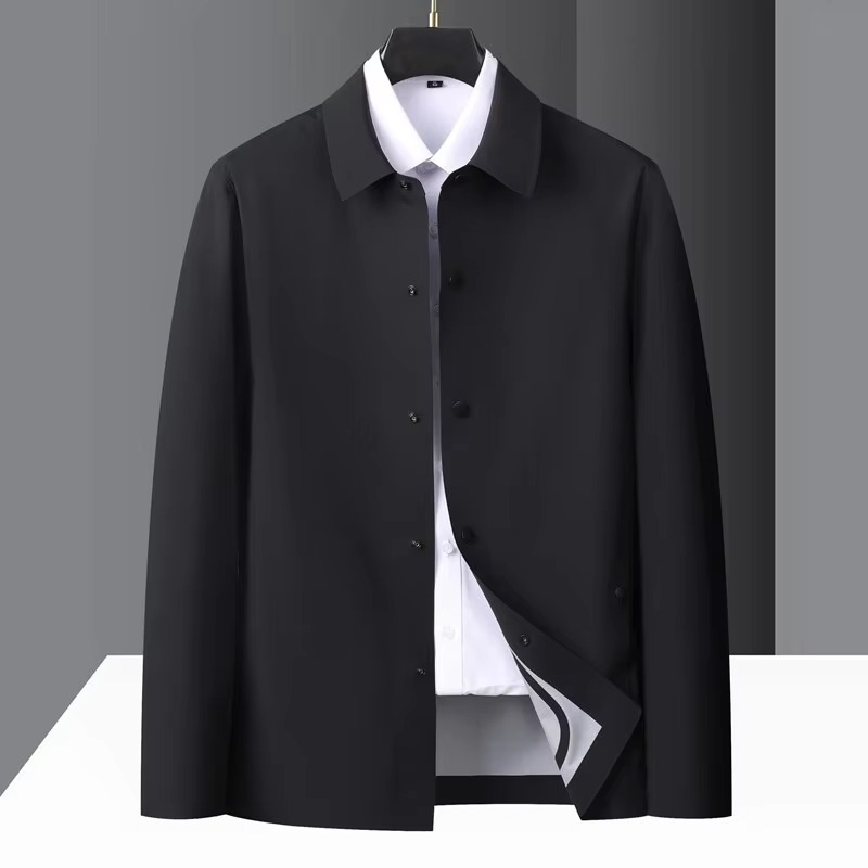 TrendAura Men's Seamless Business Casual Jacket For Spring And Summer Lightweight Structured Fit With All Day Comfort
