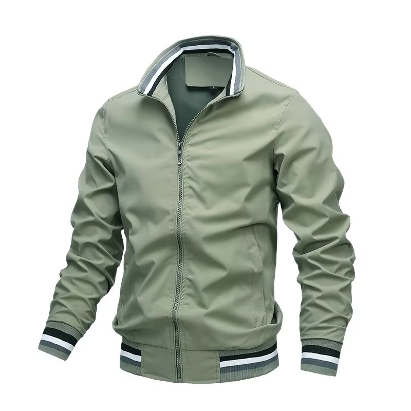 Men's Waterproof Stand Collar Windbreaker Jacket For Autumn And Winter Warmth And Everyday Confidence