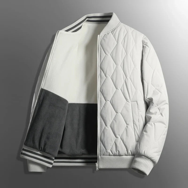 Quilted Varsity Jacket
