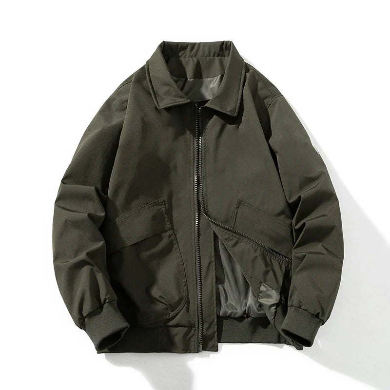 Ryland Tactical Bomber Jacket For Men Water Resistant Shell With Quilted Lining And Utility Pockets