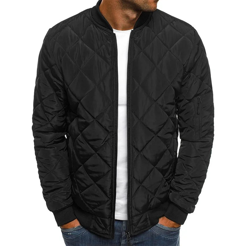 TrendAura | Quilted cotton jacket