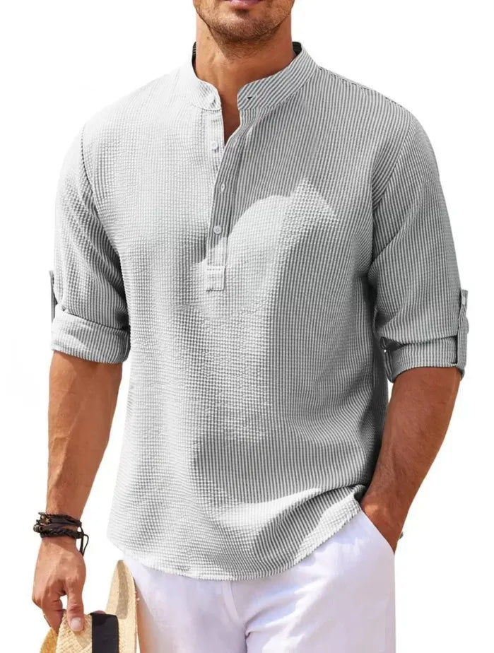 Markus Elegant Mens Shirt For Summer Comfort And Timeless Style Premium Classic Fit For Stylish Occasions