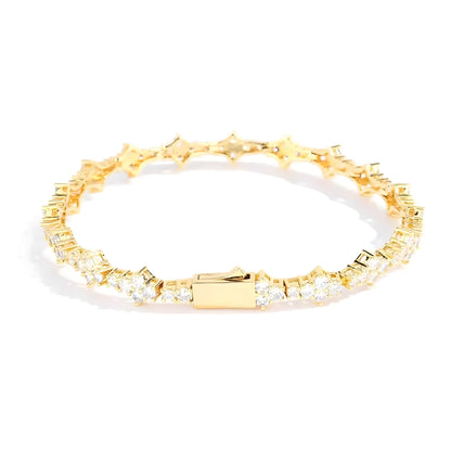 Diamond Petal Bracelet