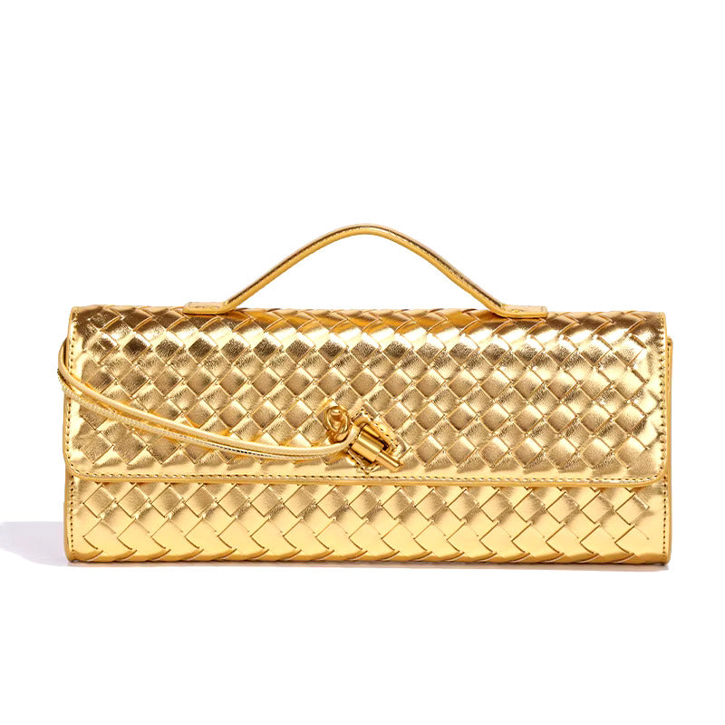 Woven Clutch Bag for Women | Textured
