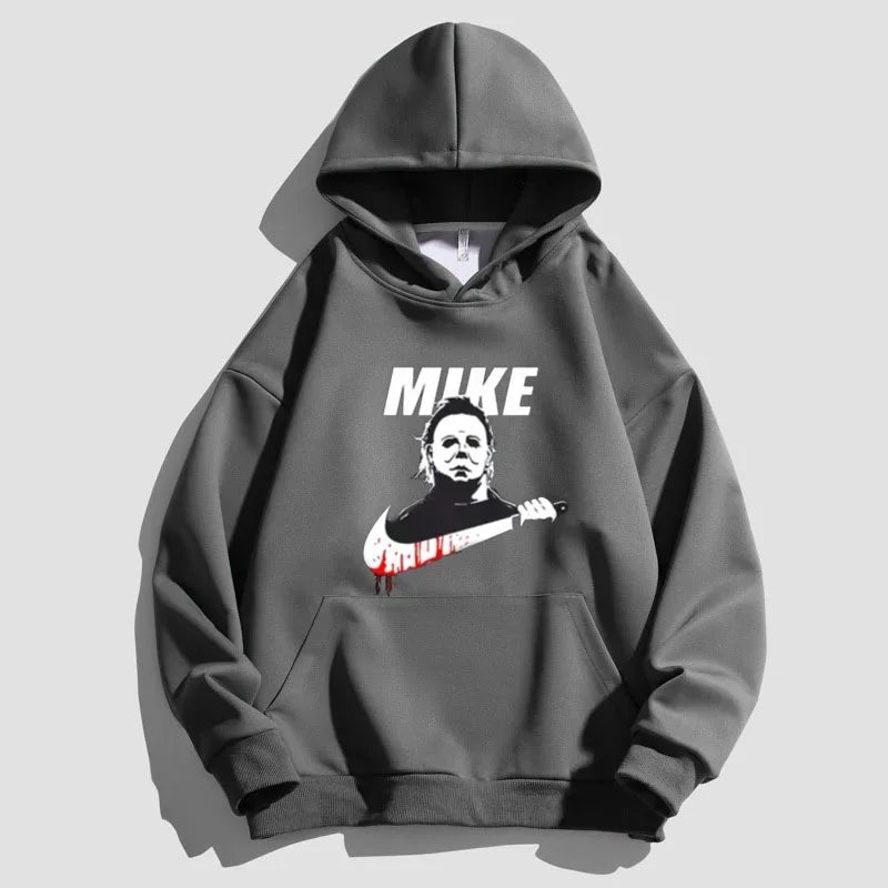 TrendAura Mike Motif Hoodie For Men Premium Fleece Relaxed Fit Durable Stitching Graphic Print