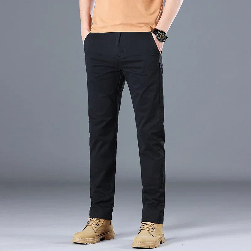 Gabriel Men's Straight Leg Casual Pants for Everyday Comfort and Versatile All Day Wear
