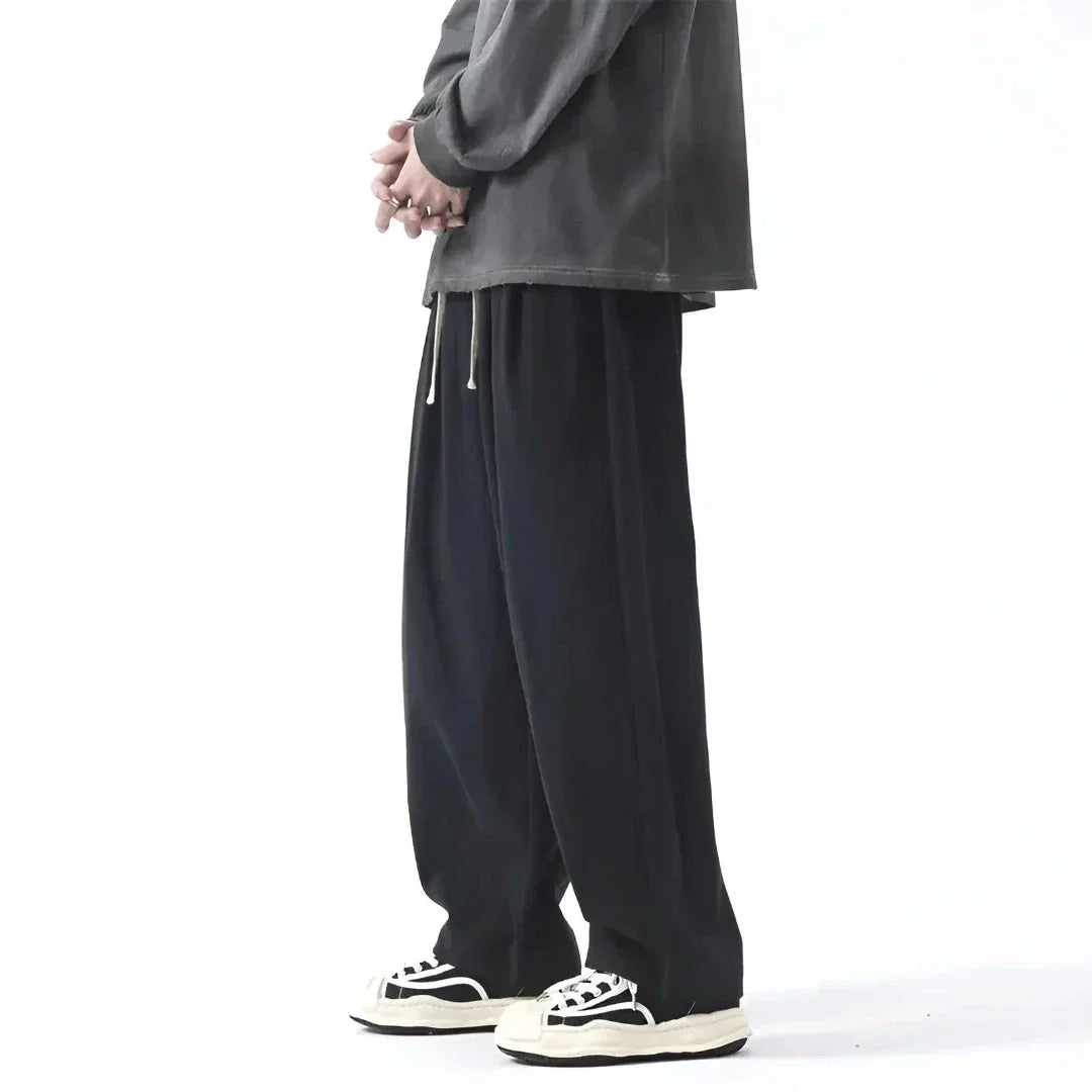 Waylynn Sam Oversized Pleated Casual Pants - Ultra Light Comfort With Adjustable Drawstring Waist