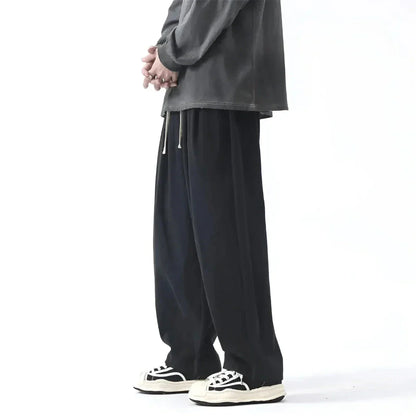 Waylynn Sam Oversized Pleated Casual Pants - Ultra Light Comfort With Adjustable Drawstring Waist