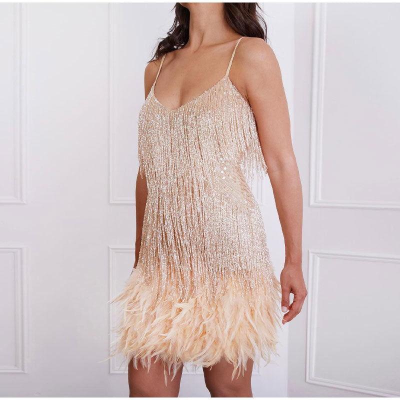 Lena - Glamorous Sequin Cocktail Dress