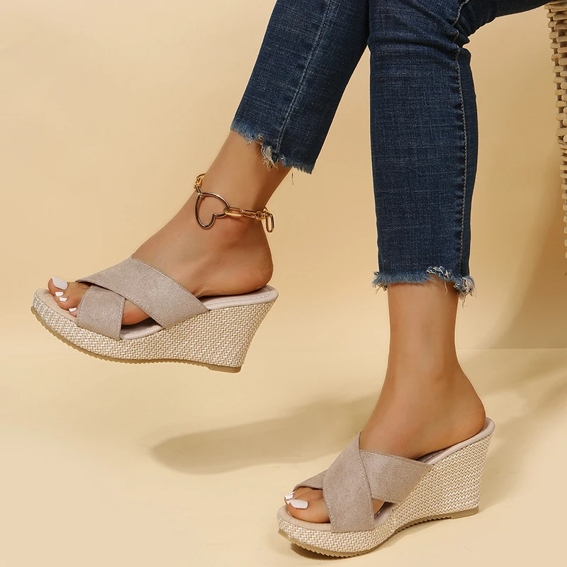 Jenna Orthopedic Sandals For Women With Spine Health Support And Slim Wedge Heel Comfort