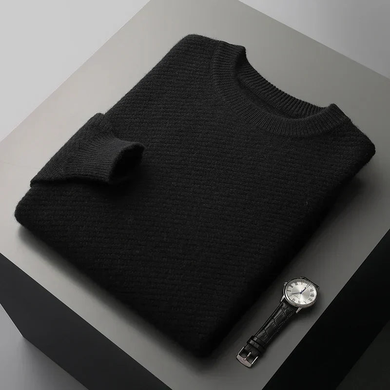 Sweater with Crew Neck for Men