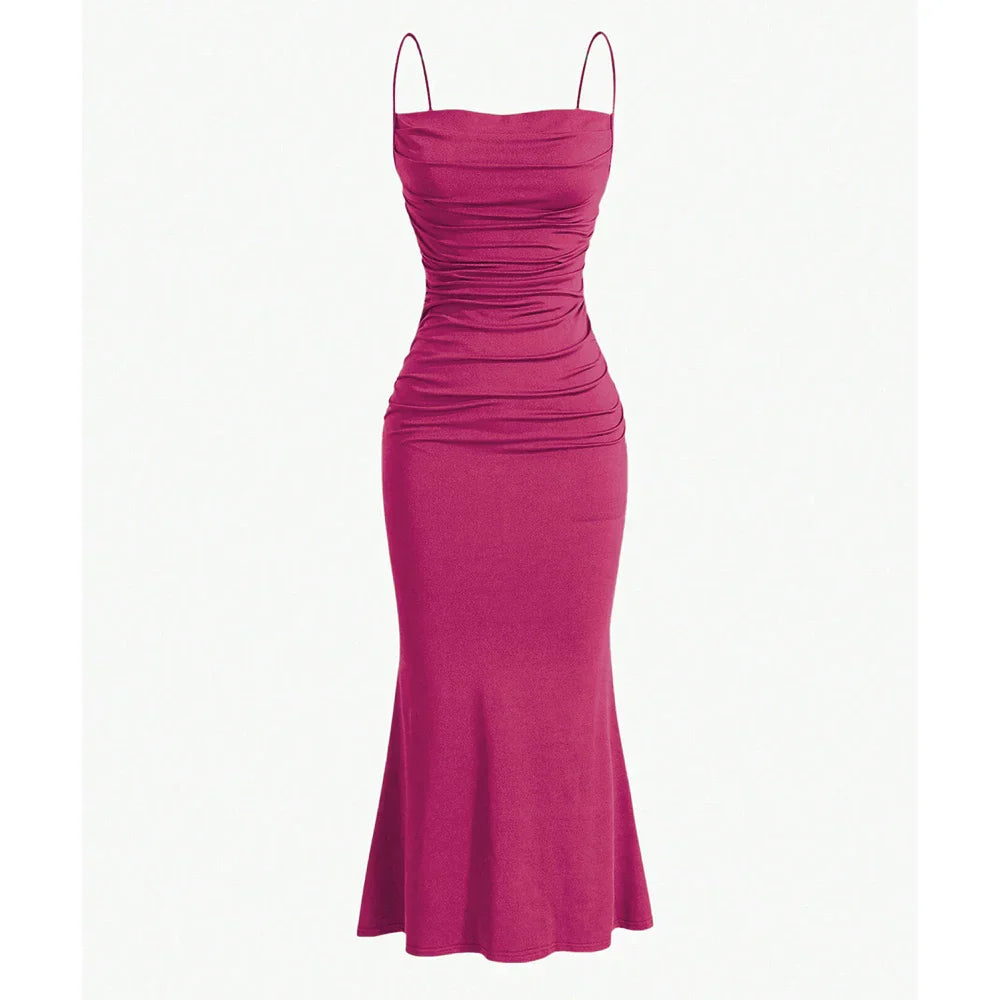 Anna - Draped Maxi Dress