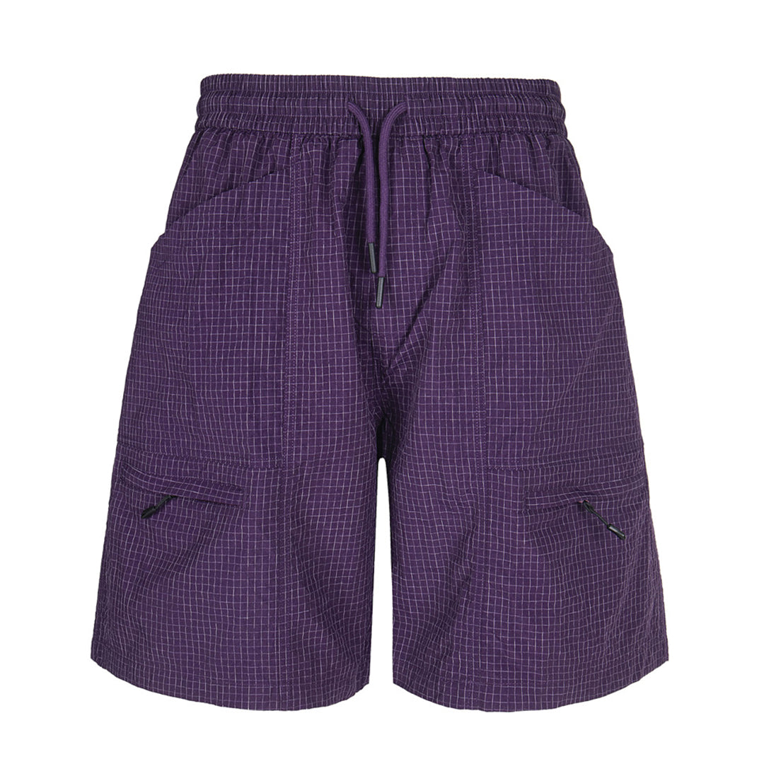 Pixel Grid Cargo Shorts