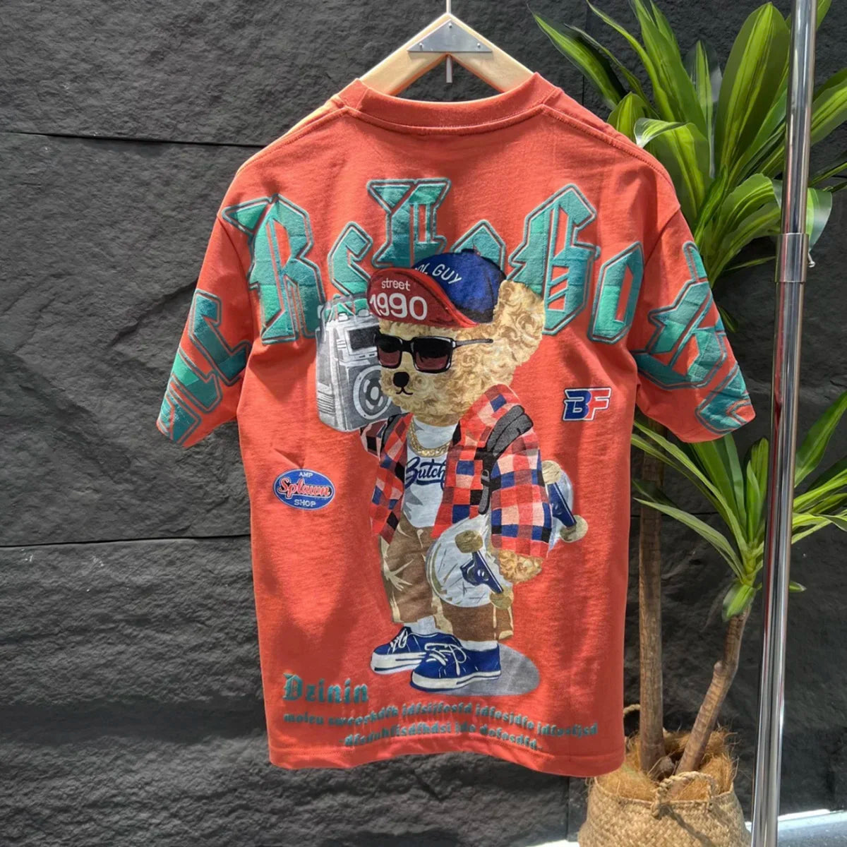 Warped Vandal Graphic Tee Oversized Unisex Vintage Wash Premium Cotton Blend Streetwear
