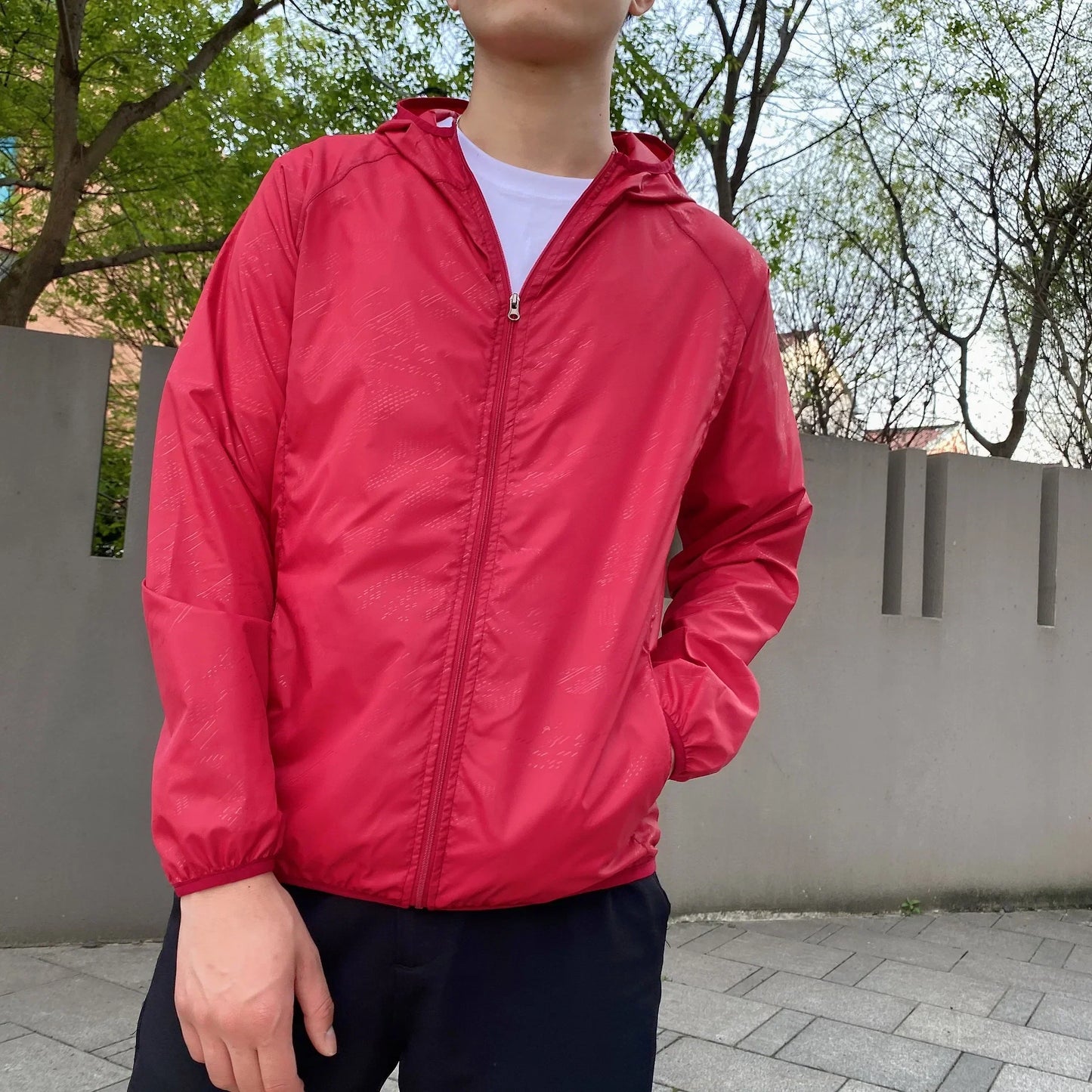Men's Windbreaker Jacket All-Weather Style For Active Men