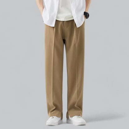 Jerry Men's Wide Straight Pants For Comfort And Style Office To Casual Wear All Day Comfort