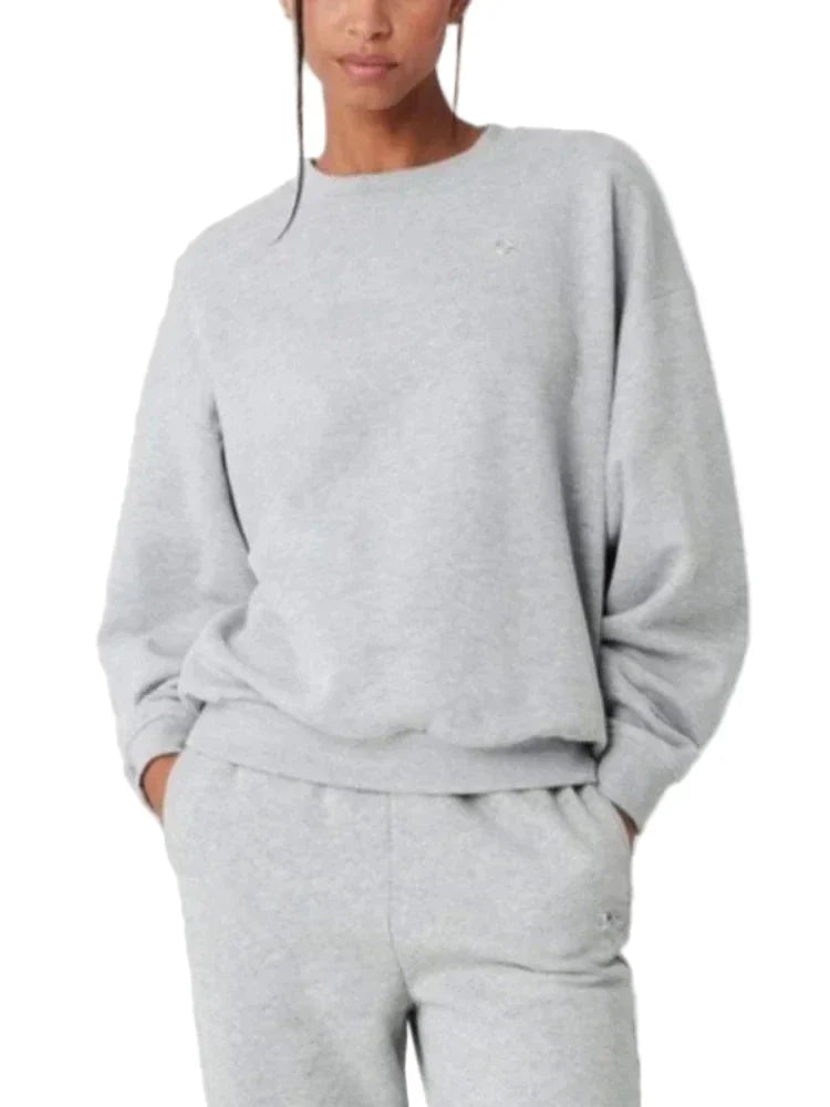 Women's Oversize Sweatshirt for Leisure and Sports – Modern Relaxed Fit Sweater
