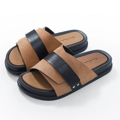 Women's Cushioned Slides with Soft Footbed and Adjustable Straps