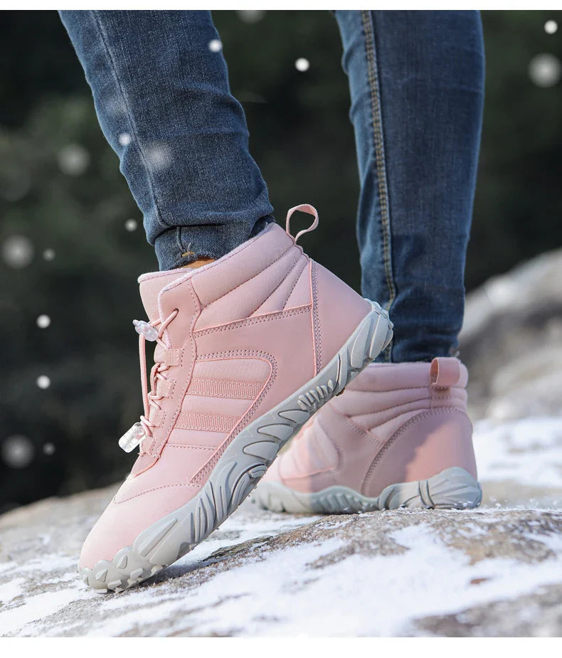 Medasain Waterproof Winter Snow Boots For Unisex Outdoor Adventurers With Cozy Fur Lining