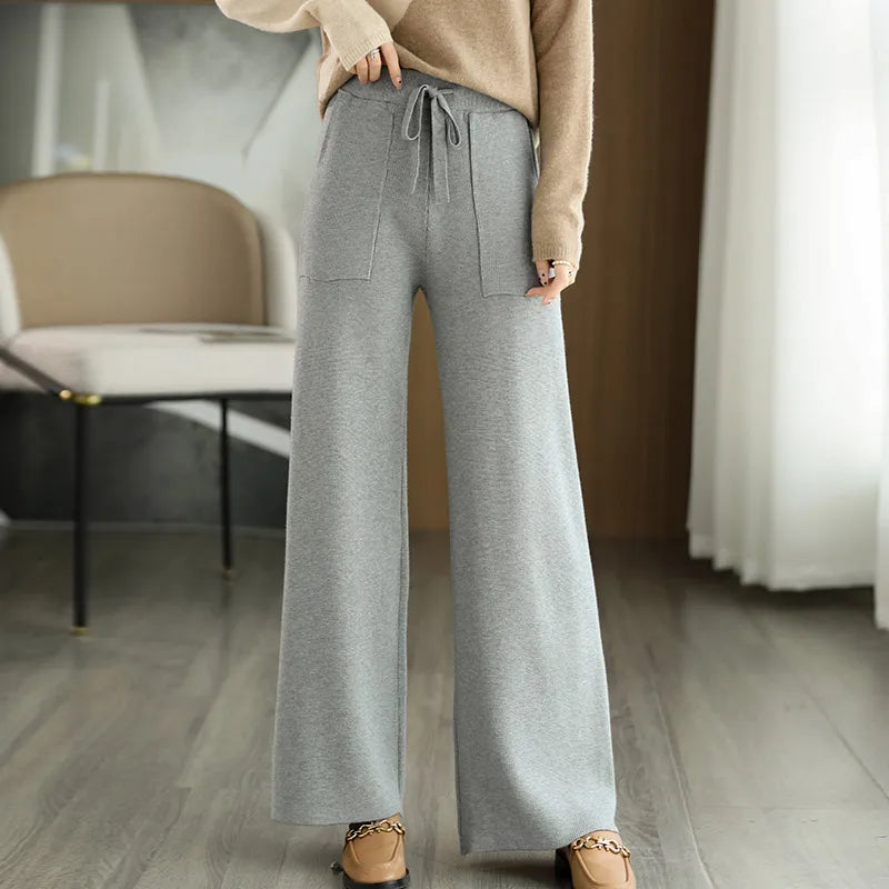 Nadja Merino Wool Office Pants